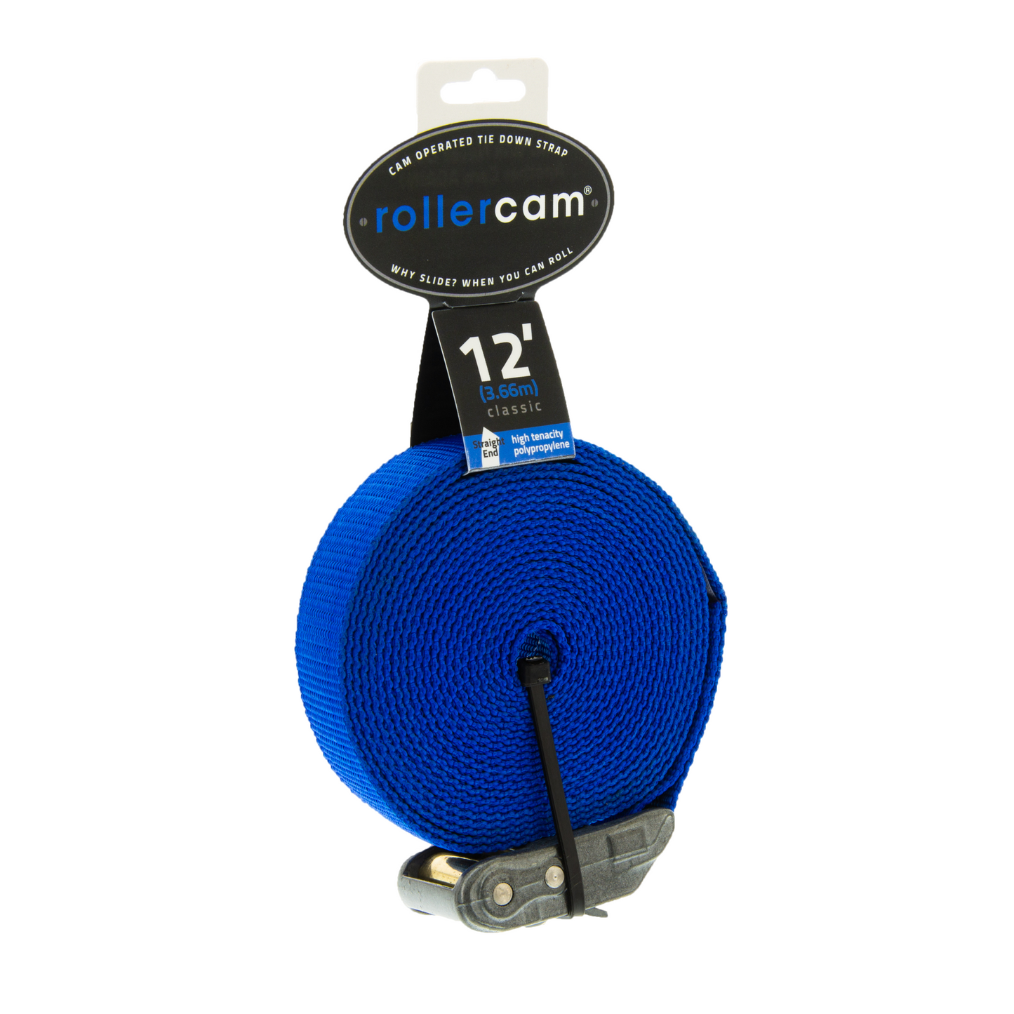 Rollercam 1-Inch Cam Strap, Straight End