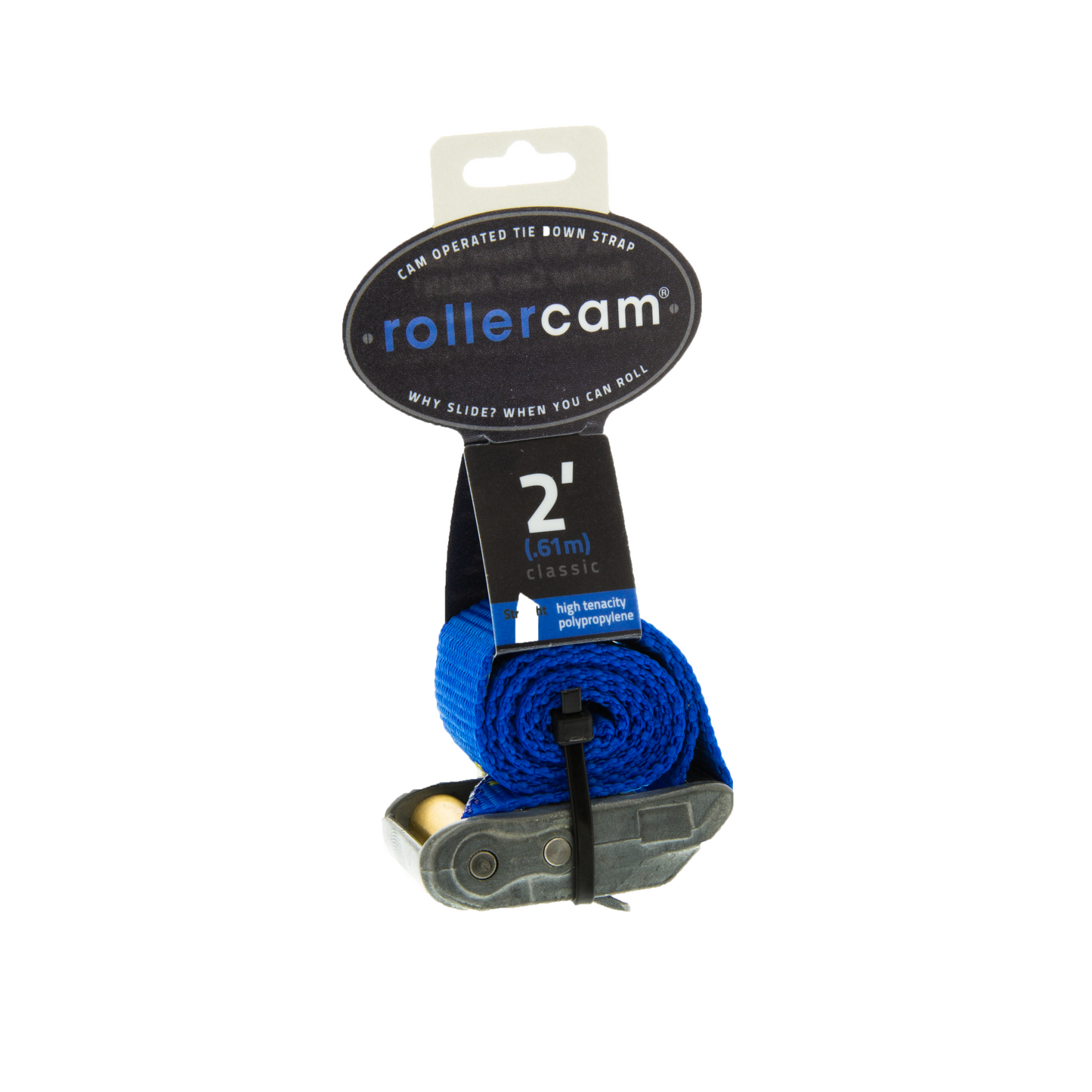 Rollercam 1-Inch Cam Strap, Straight End