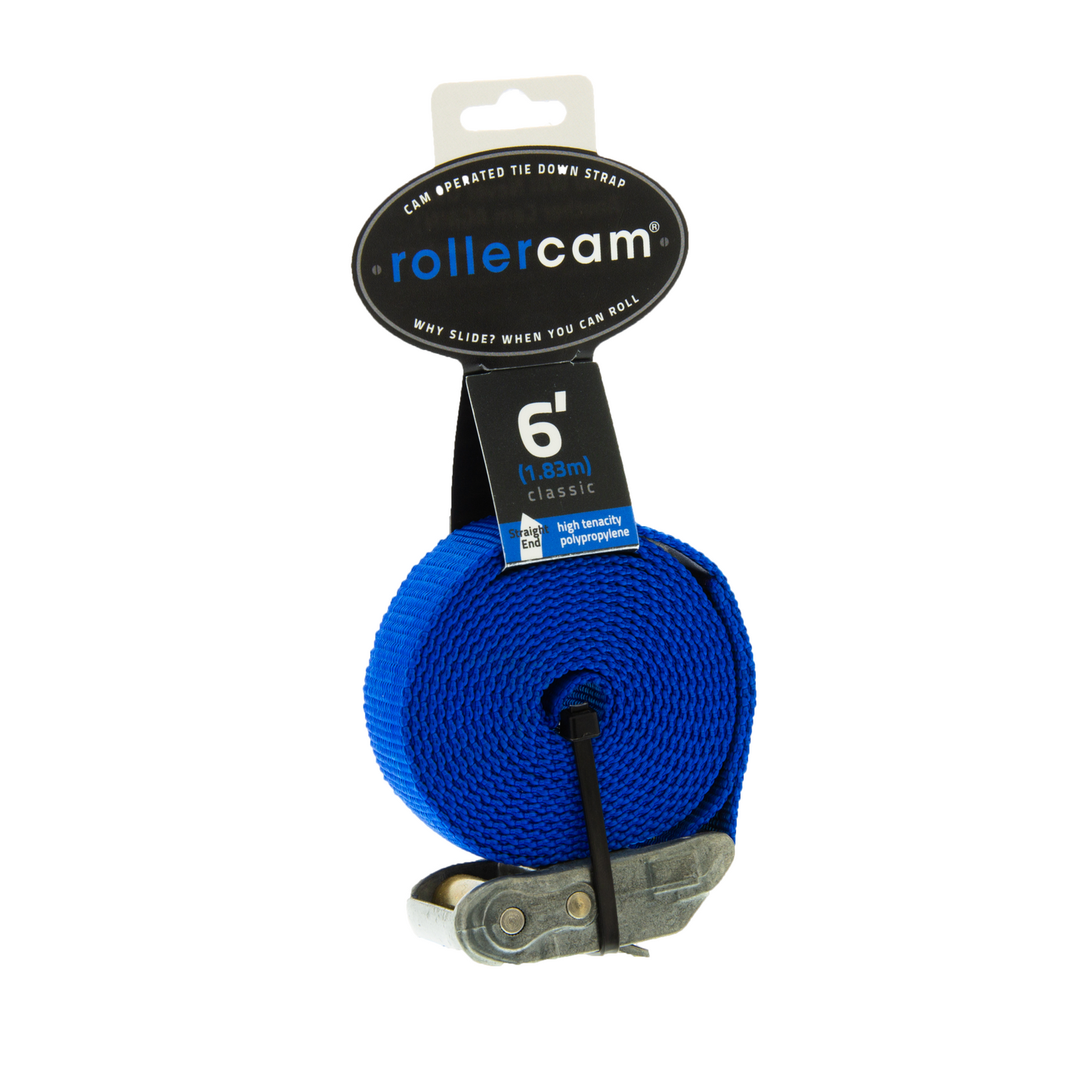 Rollercam 1-Inch Cam Strap, Straight End