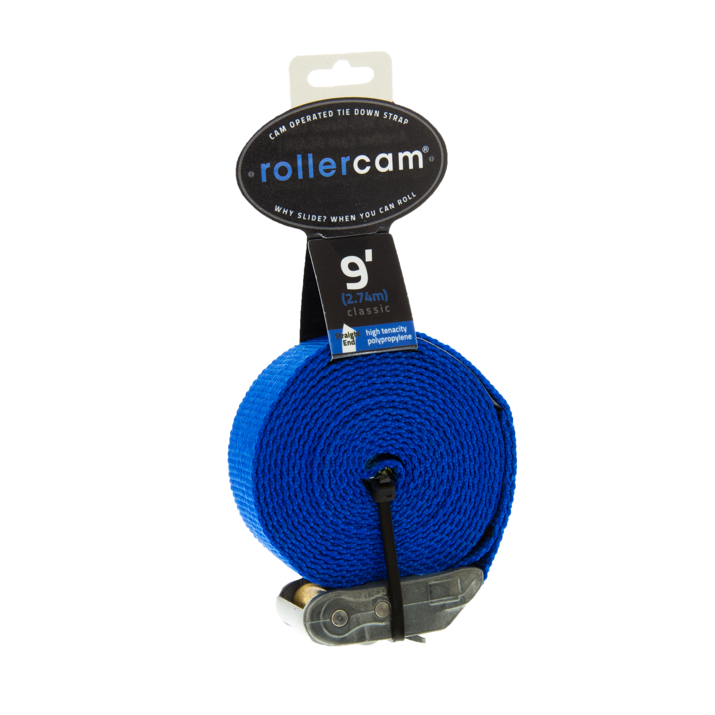 Rollercam 1-Inch Cam Strap, Straight End