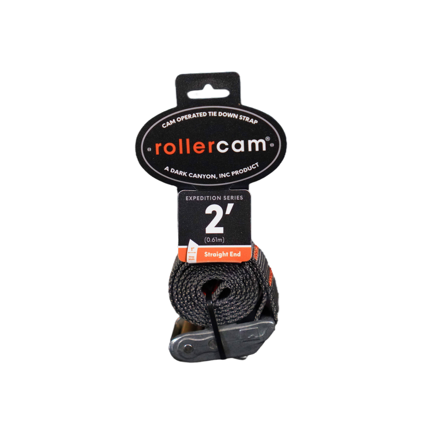 Rollercam 1-Inch Cam Strap, Straight End