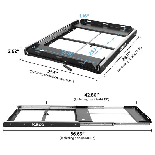ICECO VL60ProS / APL55 Steel Fridge Mounting Slide