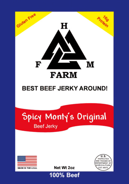 HFM Farm Spicy Monty's Original Beef Jerky