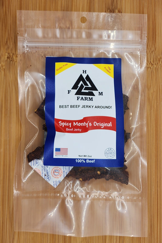 HFM Farm Spicy Monty's Original Beef Jerky