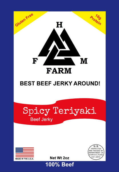 HFM Farm Spicy Teriyaki Beef Jerky