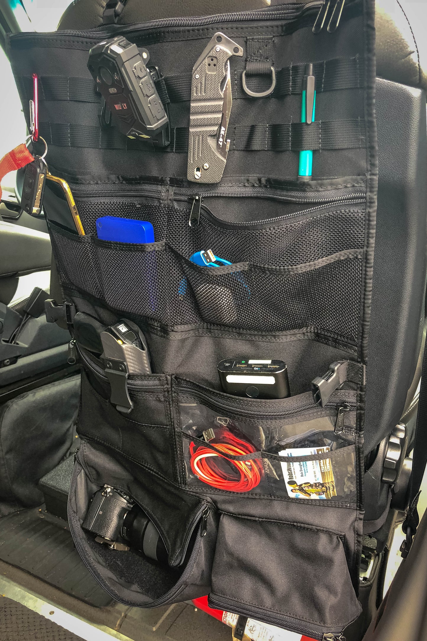 Adventure Ready Seat Back Organizer