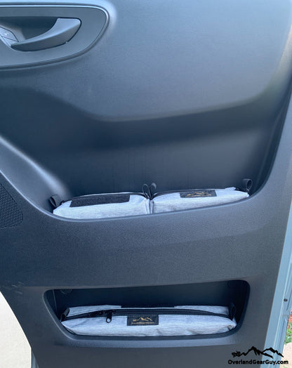 Sprinter Van Door Cubby Storage Pouches - 3-Piece Set
