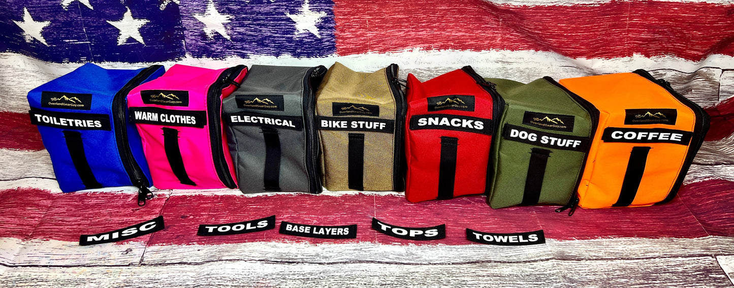 Overhead Cabinet Storage Bags for Storyteller Overland Vans