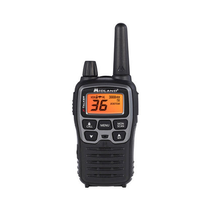 Midland X-Talker Two-Way Radio Pair Kit with Headsets, Chargers & Case