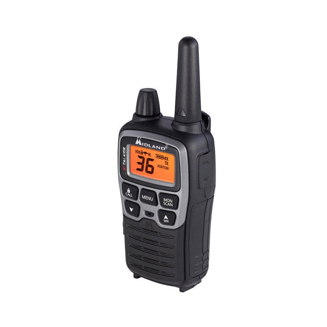 Midland X-Talker Two-Way Radio Pair Kit with Headsets, Chargers & Case