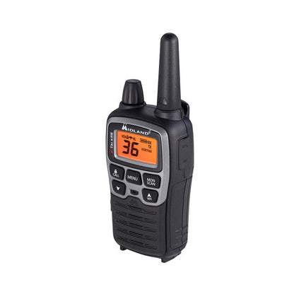 Midland X-Talker Two-Way Radio Pair Kit with Headsets, Chargers & Case