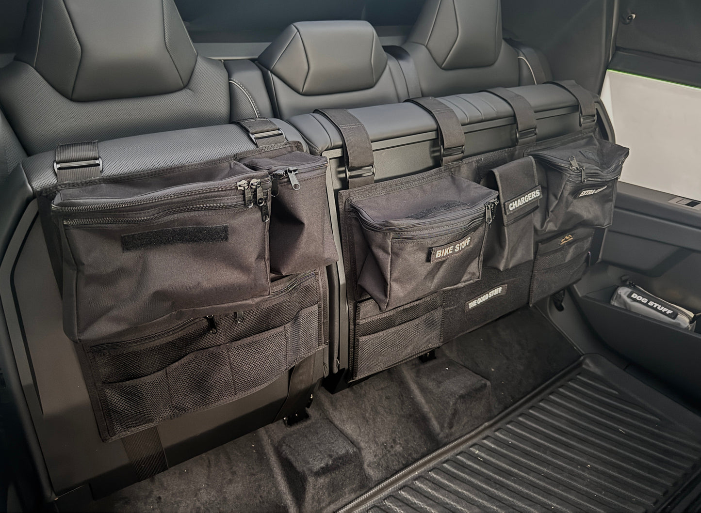 Tesla Cybertruck Rear-Seat Storage Organizer — Overland Gear Guy