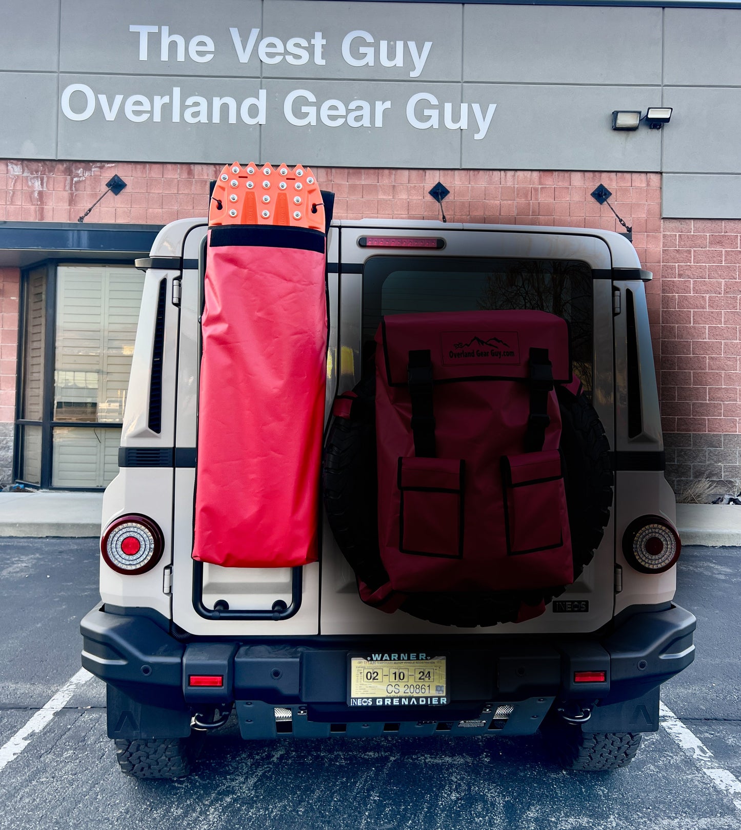 Traction Recovery Board Storage Bag — Ladder Mount