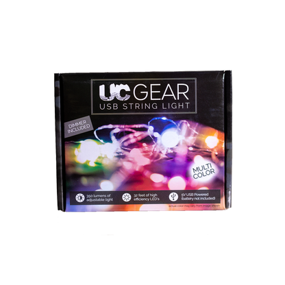 UC Gear LED Camp String Lights 32' — Multi-Color