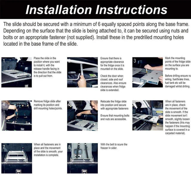 ICECO Fridge Slide Mount (JPPro / VL35Pro / VL45Pro / APL35)