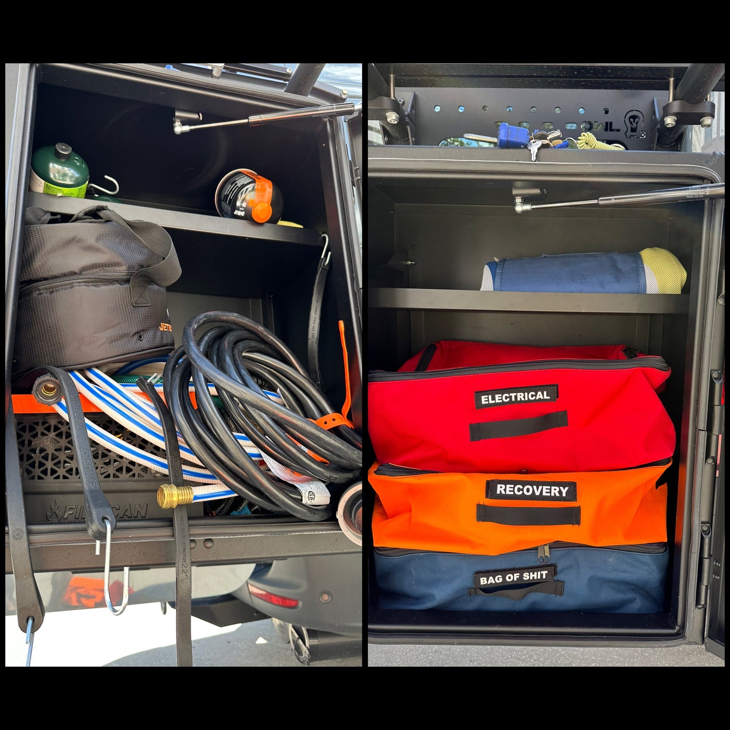 Expedition Box-Large Divider Storage Bags for Owl Van Gear Box