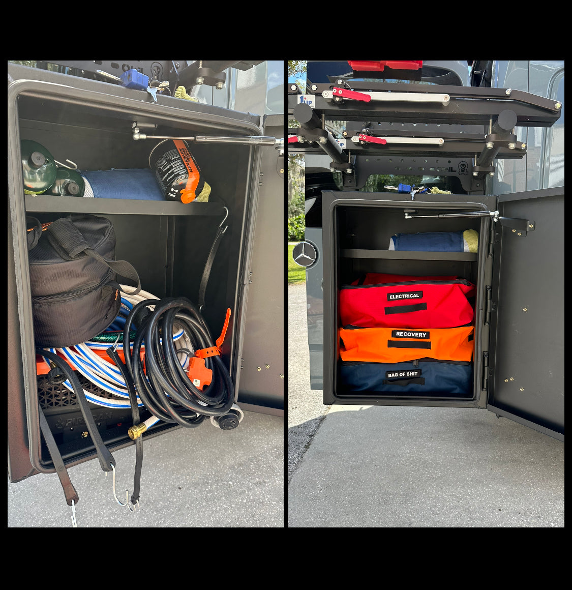 Expedition Box-Large Divider Storage Bags for Owl Van Gear Box