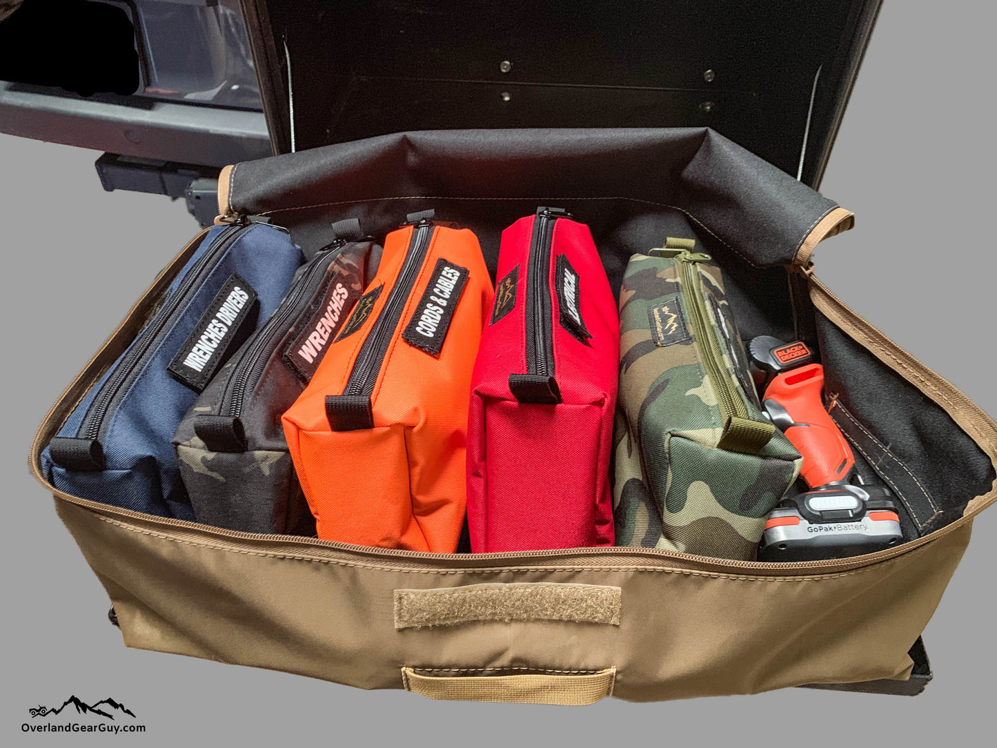 Van Gear Box Storage Bag — Van Cargo Box Insert
