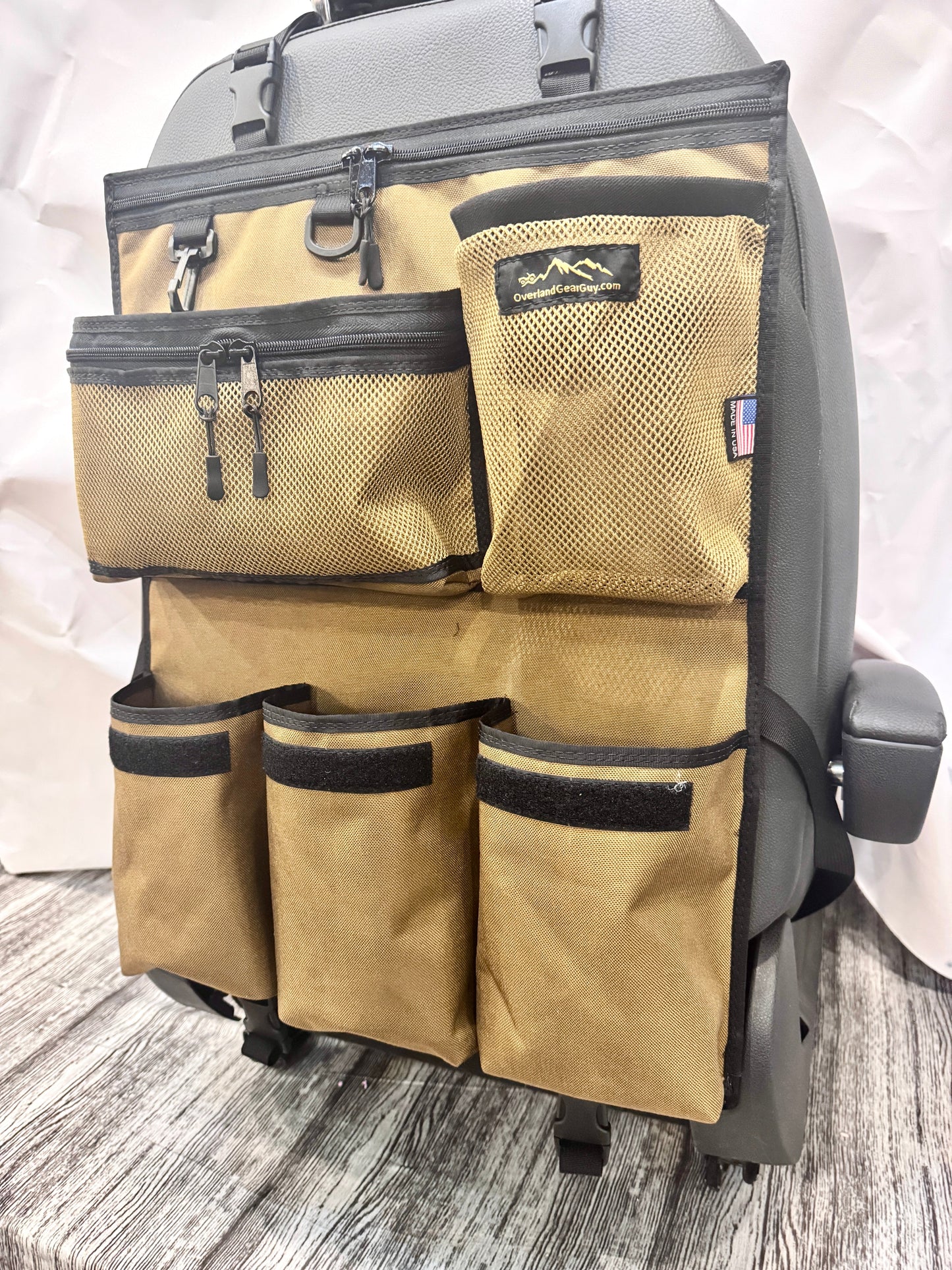 Voyager Seat Organizer — Universal Vehicle Seat-Back Storage