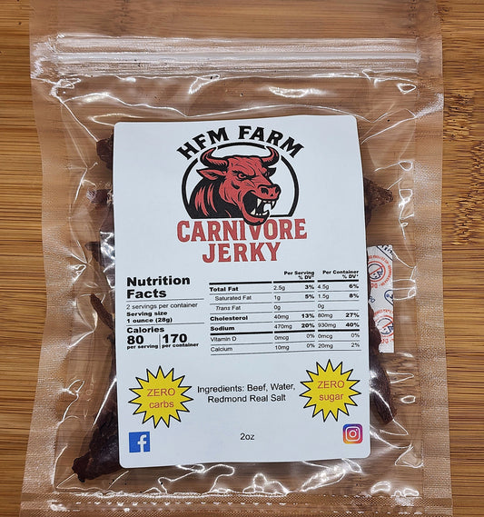 HFM Farm Carnivore Beef Jerky