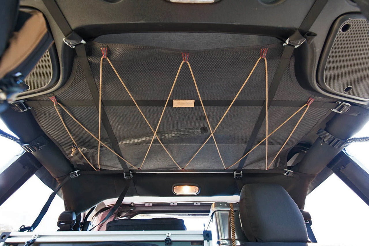 Jeep Wrangler JKU Attic — Overhead MOLLE Storage