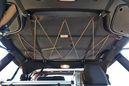 Jeep Wrangler JKU Attic — Overhead MOLLE Storage