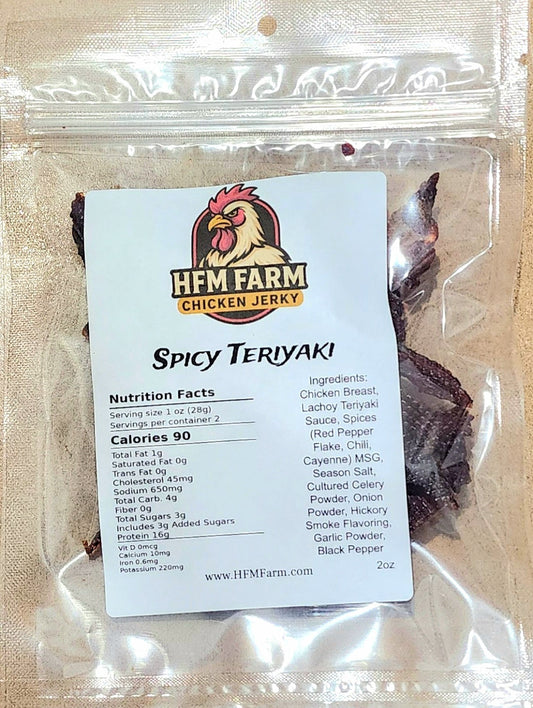 HFM Farm Spicy Teriyaki Chicken Jerky